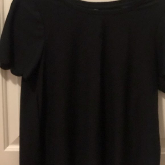 Black Top Shop Scalloped Top - NWOT Sz. 4 - Picture 4 of 7